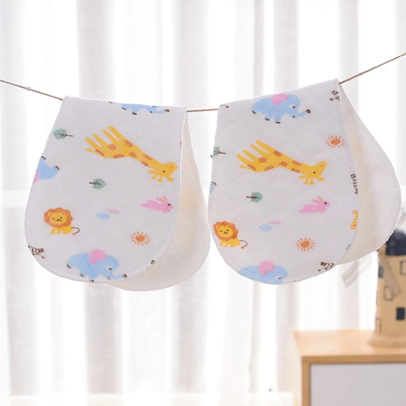 

10pcs Baby Cloth Diapers Reusable skin-friendly Baby Printed Peanut Diaper Portable Collapsible Child Care Product