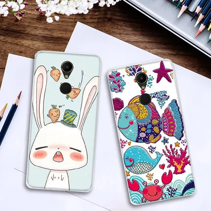 Для GOME U7 чехол GomeU7 задняя крышка окрашенный 3D мультфильм мягкий силиконовый чехол для телефона для GOME U7 coque для GOME U 7 5,99"