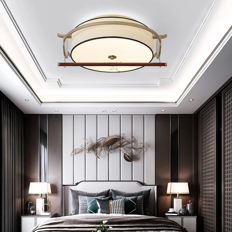 Светодиодный потолочный светильник Современная китайская лампа железный