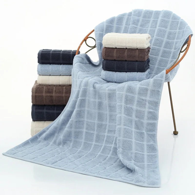 Полотенце из мягкого хлопка для взрослых и детей 70x140 см|Банные полотенца| |