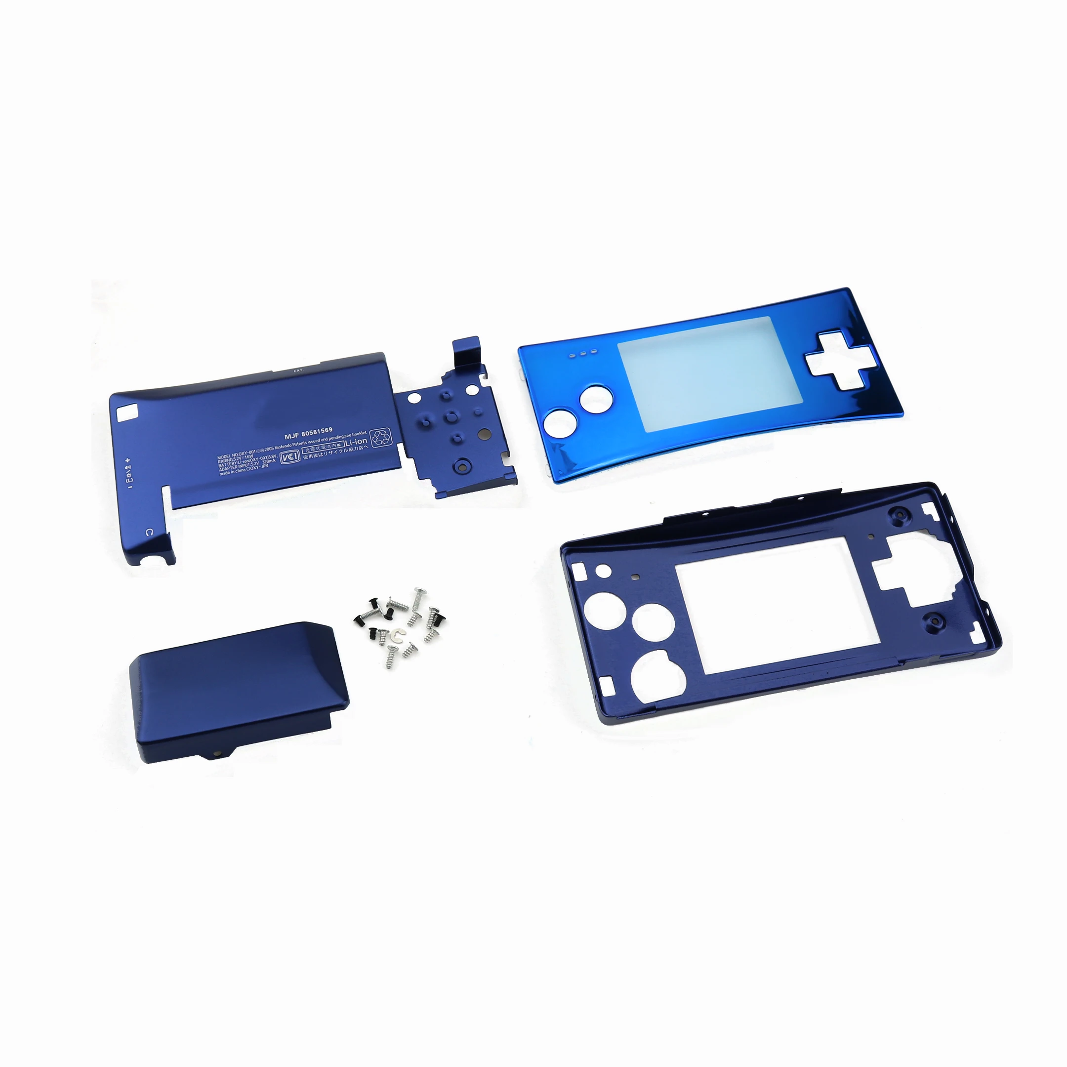 YuXi сменный металлический корпус чехол для NAND для Gameboy Micro для GBM Передняя панель Задняя крышка с винтами