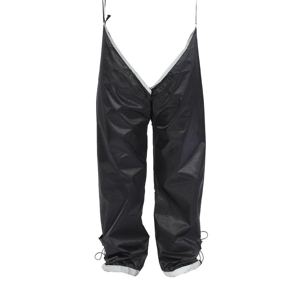 

Rain Trousers Wild Fishing Anti-dirty Pants Polyester Taffeta Elastic Shoulder Straps Portable Fishing Mountaineering Trousers