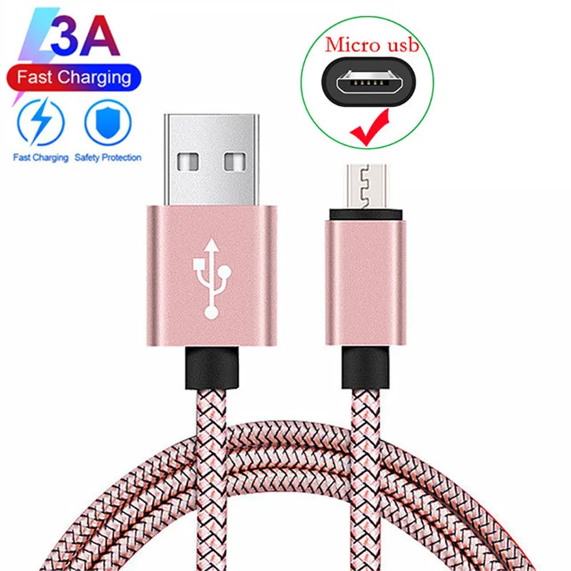 Зарядный кабель Micro USB для Huawei P Smart 2019 Y9 Y6 Y7 2018 Y5 зарядный Redmi 9AT Android шнуры Honor 9C 9A 8A 7A