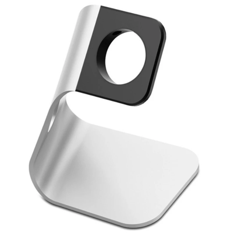 

Металлическая Алюминиевая Подставка для зарядного устройства для Apple Watch, зарядный кронштейн для умных часов, настольное зарядное устройст...