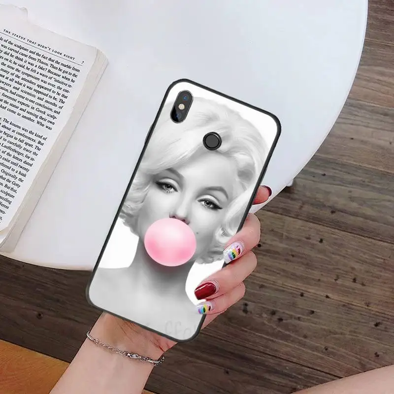 

Marilyn Monroe Phone Case For Xiaomi Redmi Note 4 4x 5 6 7 8 pro S2 PLUS 6A PRO