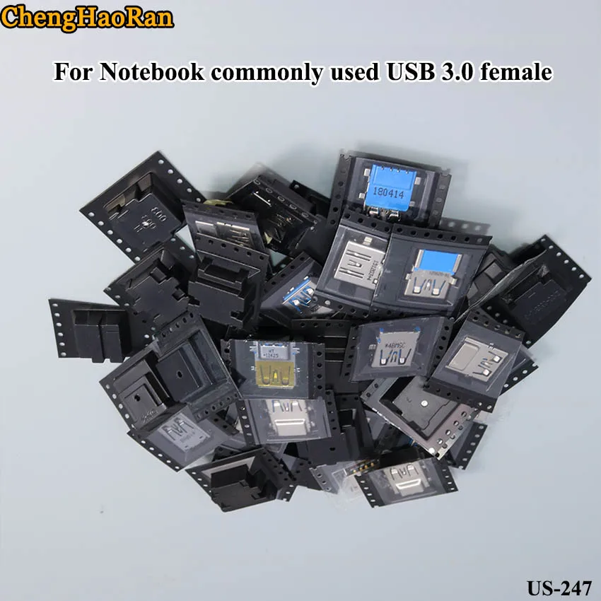 

ChengHaoRan 40 models each 1pcs For Notebook Usual USB 3.0 Female Connector Connector Plug and Socket Maintenance Special Mixed Batch