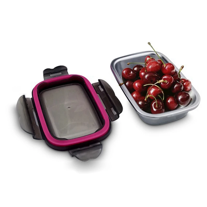 4 размера Ланч-бокс контейнер для еды портативный бенто офиса школы туризма