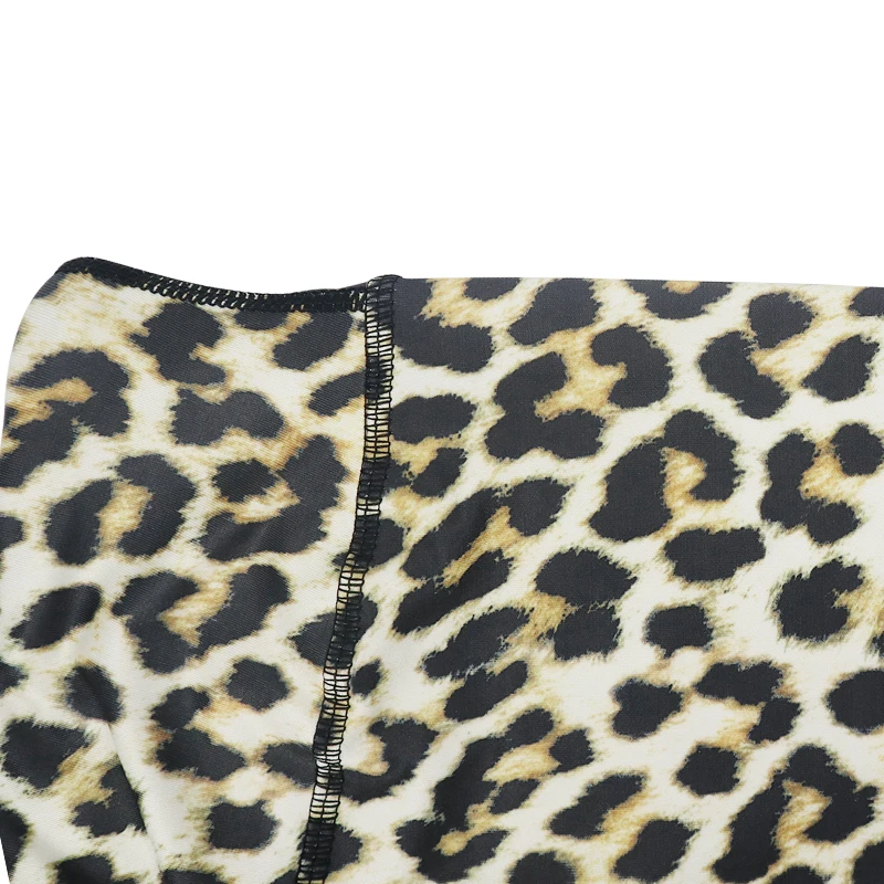 

2020 Summer leopard print Gym Sport Shorts Women High Waist Elastic Booty Scrunch Joga Fitness Butt Push up Sexy Workout Shorts