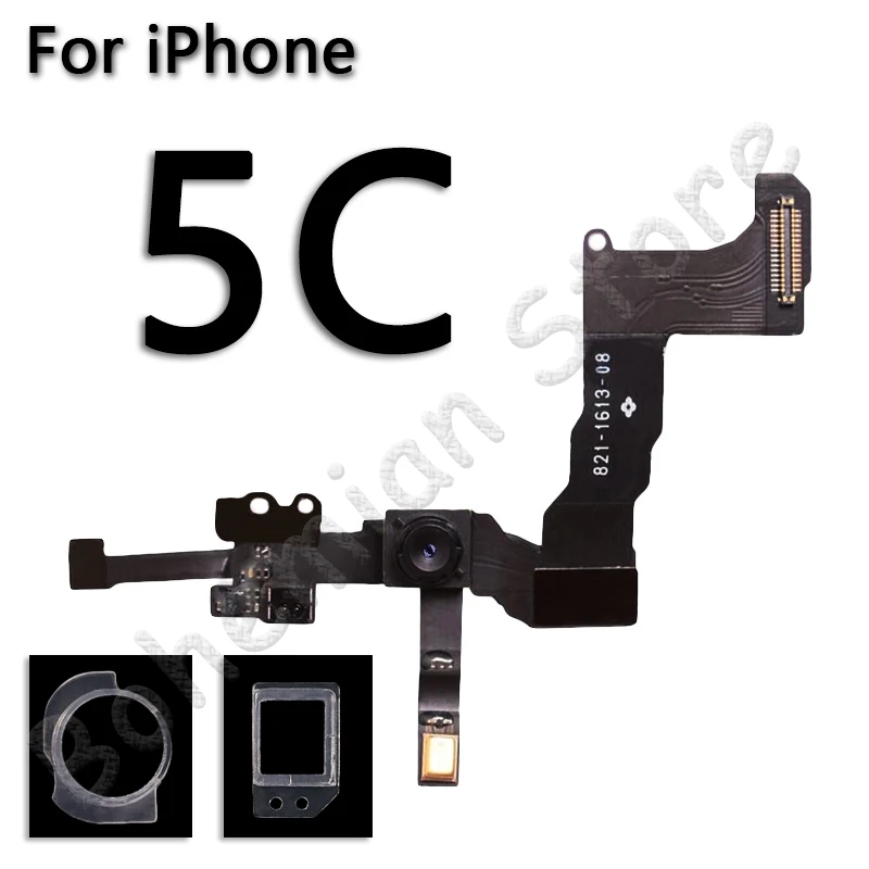 Шлейф для фронтальной камеры iPhone 6S 6 Plus 5 5S 5C SE 5G 6G правый датчик приближения лицевая Передняя камера гибкий кабель - Цвет: For iPhone 5C