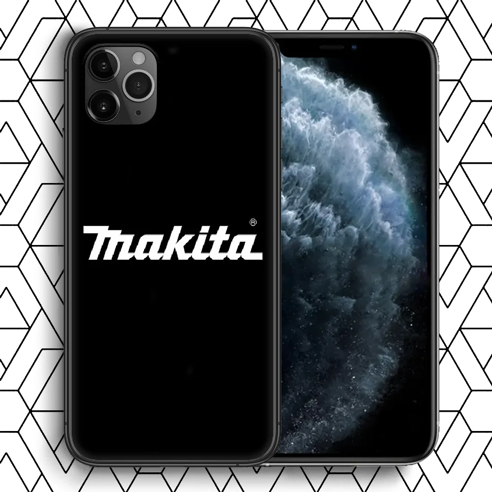 

makita Phone Case For iPhone 4 4s 5 5S SE 5C 6 6S 7 8 Plus X XS XR 11 12 Mini Pro Max 2020 black Cell Tpu Funda Silicone