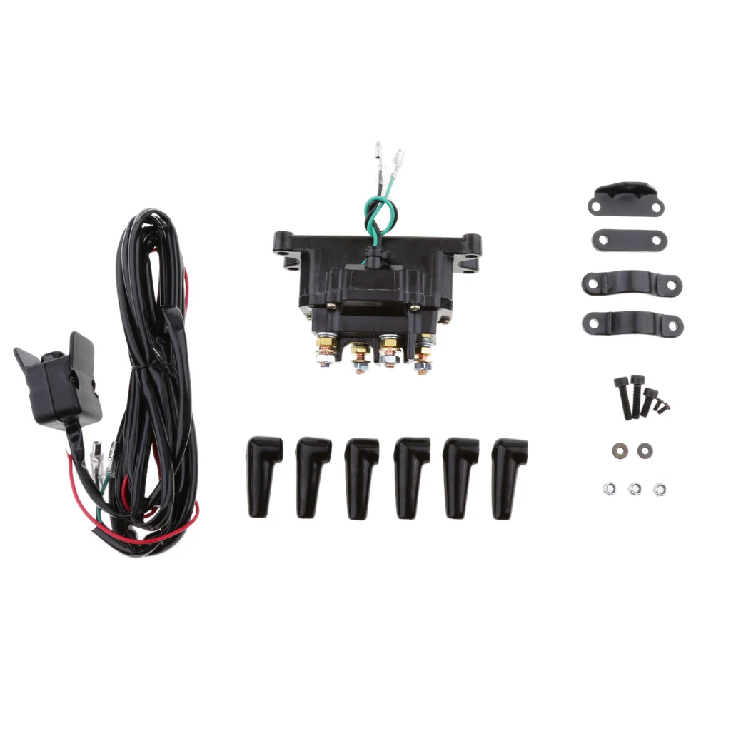 

ATV UTV Solenoid Relay Contactor + Winch Rocker Thumb Switch Tool Kit