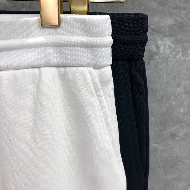 Мужские спортивные брюки с вышивкой TB THOM модные брендовые Классические