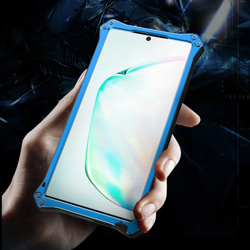 Роскошный полный защитный чехол для samsung Galaxy Note 10 10 Plus противоударный Броня матовый чехол для телефона сумка для телефона чехол Fundas