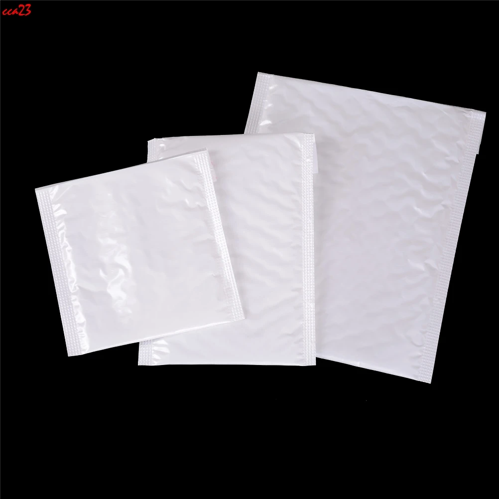 

10Pcs Blank White Bubble Mailers Padded Envelopes Multi-function Packaging Material Shipping Bags Bubble Mailing Bags NEW