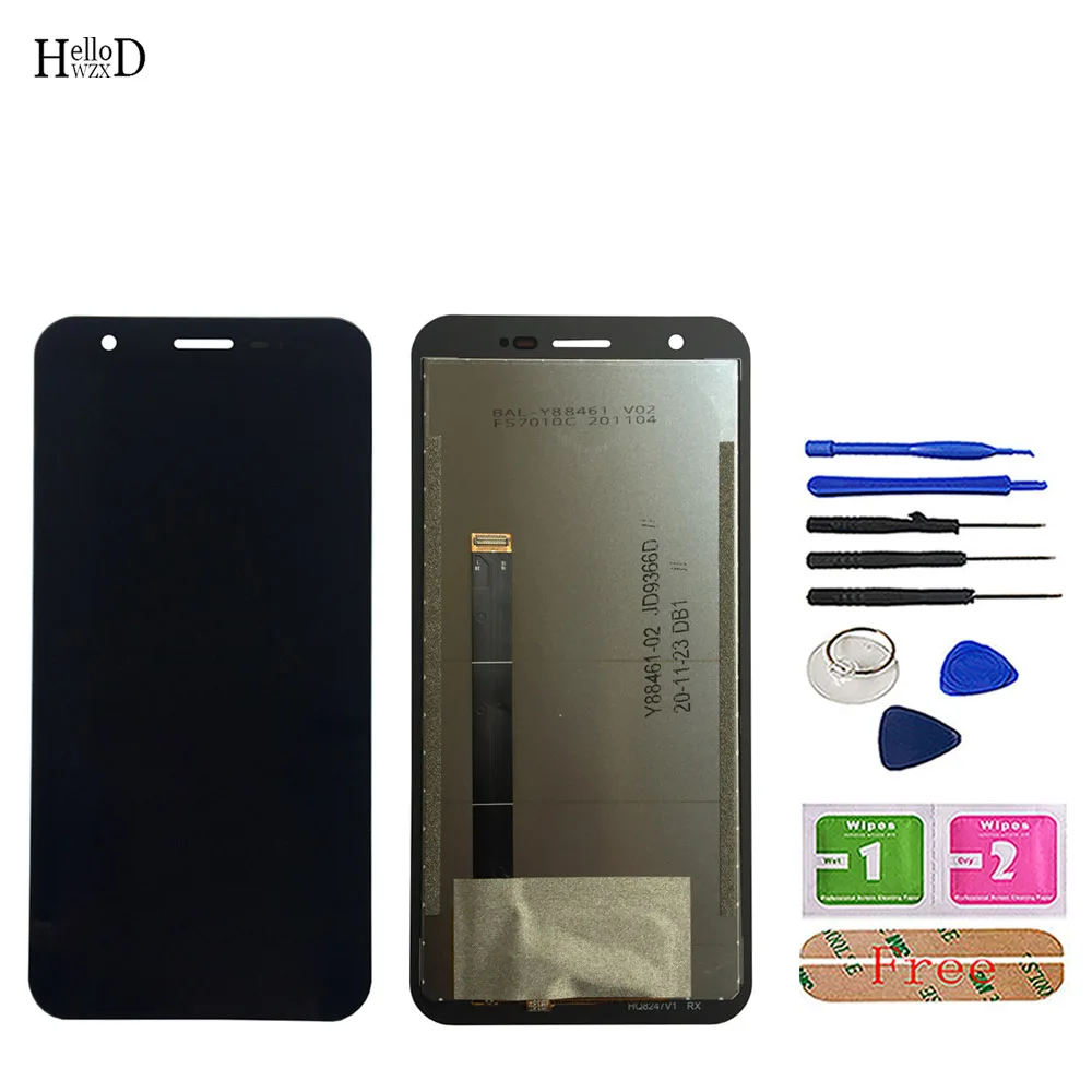 original 5 7 lcd display touch screen for blackview bv4900 1440x720 lcd display assembly repair phone sensor tools 3m glue free global shipping