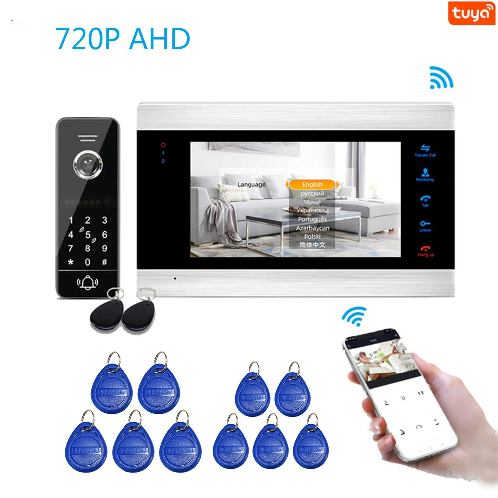 Фото IP-видеодомофон с поддержкой Wi-Fi и датчиком движения 720P | Безопасность защита