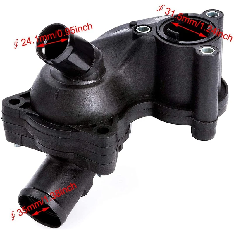 Engine Coolant Thermostat Housing with Sensor for Ford Mustang 4.0L 2005-2010 2L2Z-8592-BA 902-210 | Автомобили и мотоциклы