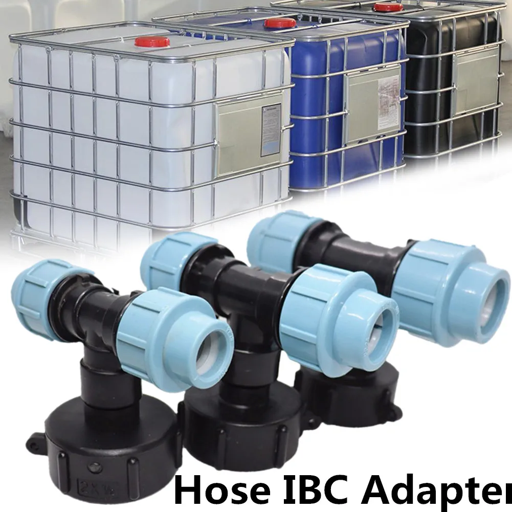 

Garden Lawn Hose IBC Adapter 20/25/32mm 1/4" Water Pipe Connector Tee Tap Fitting Tool Fit for IBC Water Tanks Garden Supplies