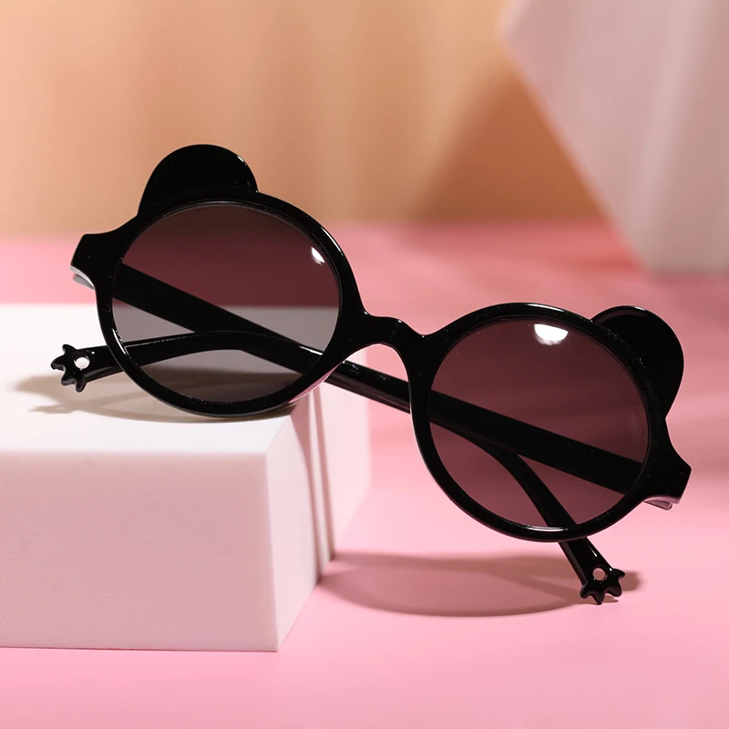 

Vintage Cute Cartoon UV 400 Protection Children's Kids Sunglasses Sun Glasses Girls Boy Baby Photography Props Eyeglasses Summer