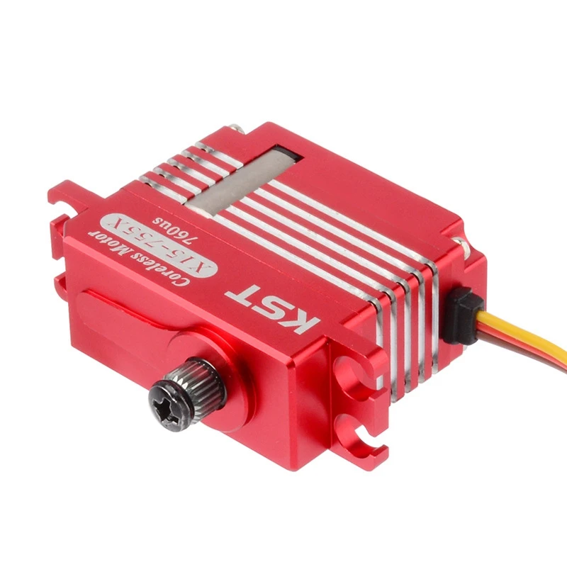 

KST X15-755X 10.2Kg Metal High Voltage Servo Stainless Steel Gear Servo Straight Tail Lock