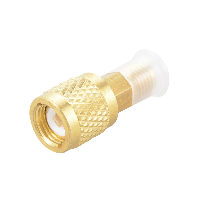 

New R410a Brass Adapter Joints 1/4" Male To 5/16" Female Charging Hose To Pump
