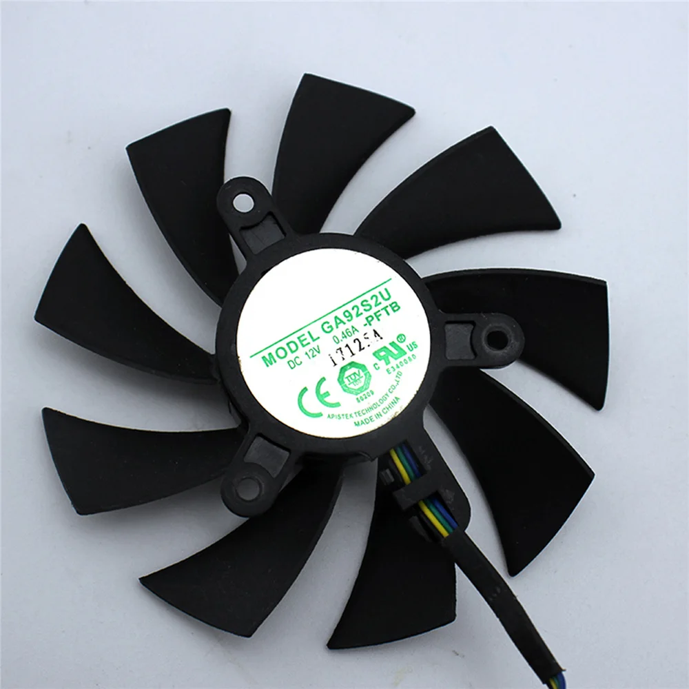 Вентилятор Охлаждения видеокарты GA92S2U 4Pin для ZOTAC GTX1080Ti AMP! Экстремальные запасные
