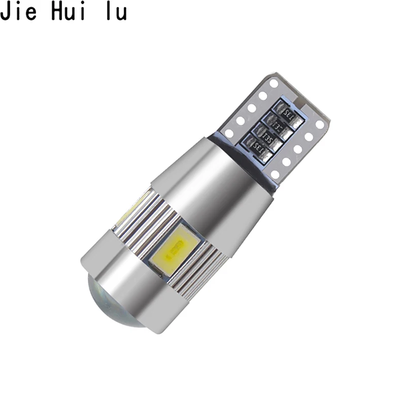 Стайлинга автомобилей CANBUS DC 12V T10 светодиодный 194 192 158 W5W 5630 6SMD 6 лампочек SMD Авто Светодиодный Маркер парковочная лампа светильник s лампы