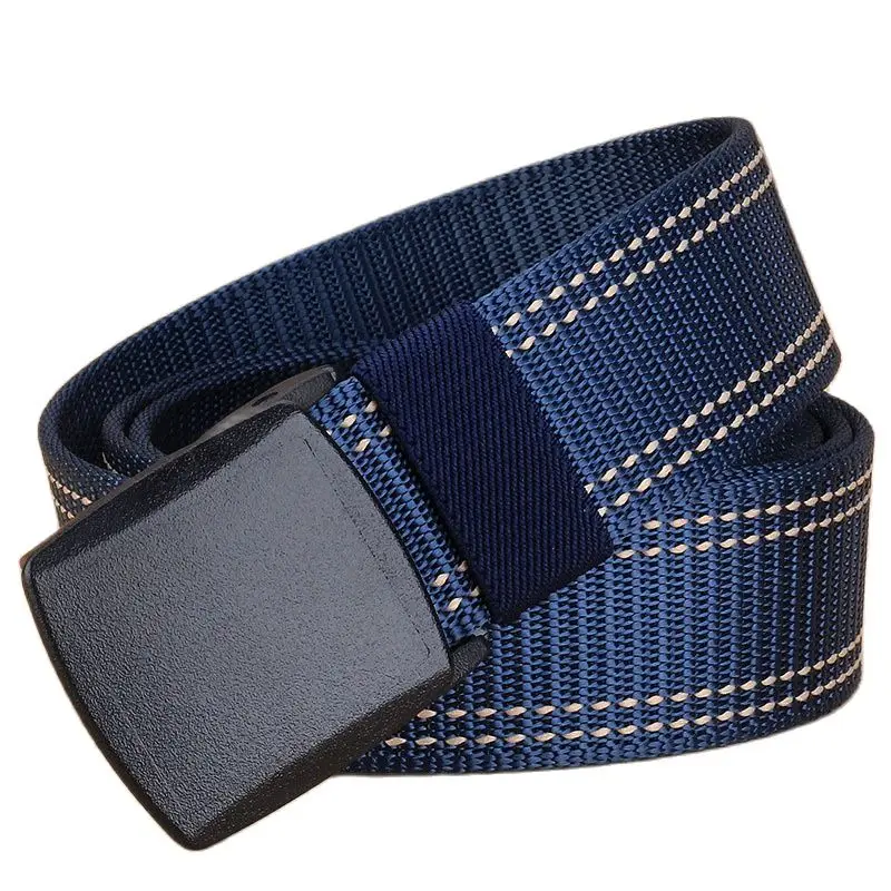 

Чистый цвет, пластиковая пряжка, мужской ремень, Молодежный студенческий холщовый ремень, мужские Модные повседневные мужские ремни 120 см