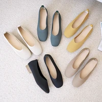 womens shoes casual non slip soft sole knitted casual shoes easy and comfortable walking shoes spring and autumn fashion shoes