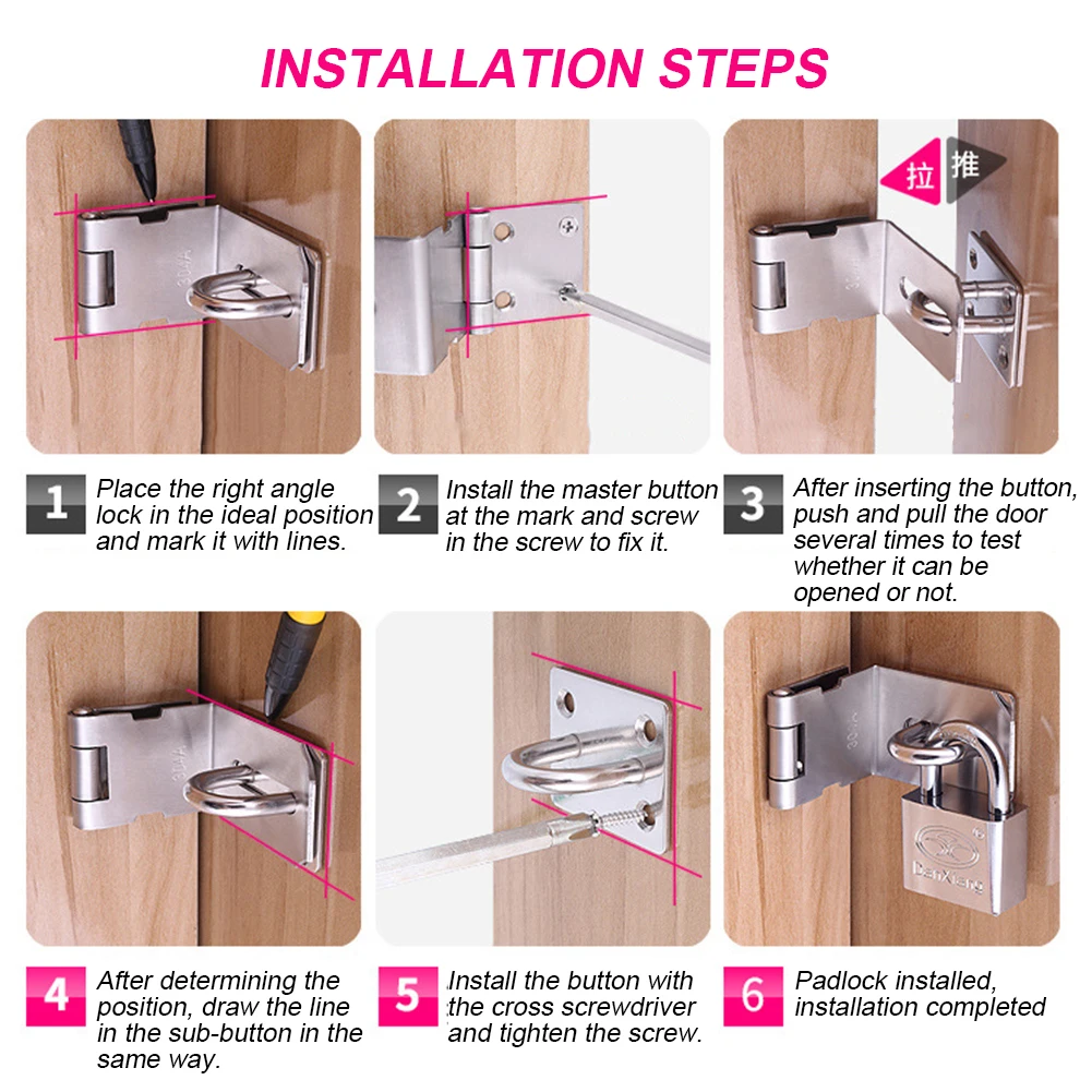 Фурнитура под прямым углом навесы безопасности нержавеющая сталь для дома 90