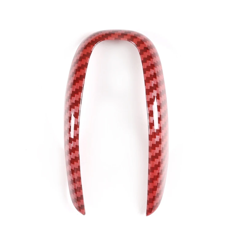 Автомобиль ABS углеродного волокна красный чехол для рычага переключения передач