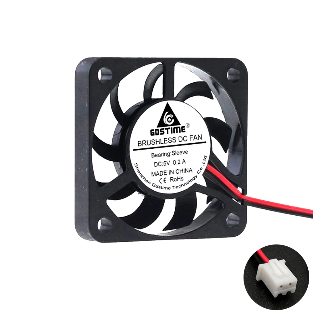 5V XH2.54 2Pin 4007 бесщеточный ультратонкий вентилятор DC 5V 12V 4cm 40mm 40X40X7mm микро DC охлаждающий вентилятор ПК cpu Радиатор VGA кулер - Цвет: 5V XH2.54 2Pin
