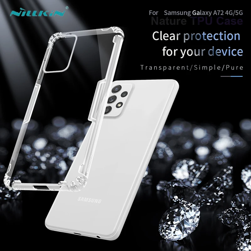 

For Samsung Galaxy A70 A71 A72 4G 5G Case NILLKIN Ultra Slim Clear Soft Silicone Phone Cases For Samsung Galaxy A70 A71 Covers