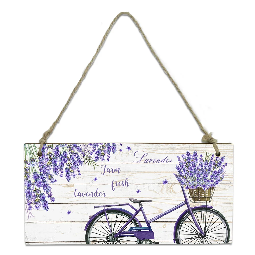 

Подвесная доска для велосипеда в пасторальном стиле, декоративные деревянные доски для офиса, домашний декор, винтажная деревянная доска