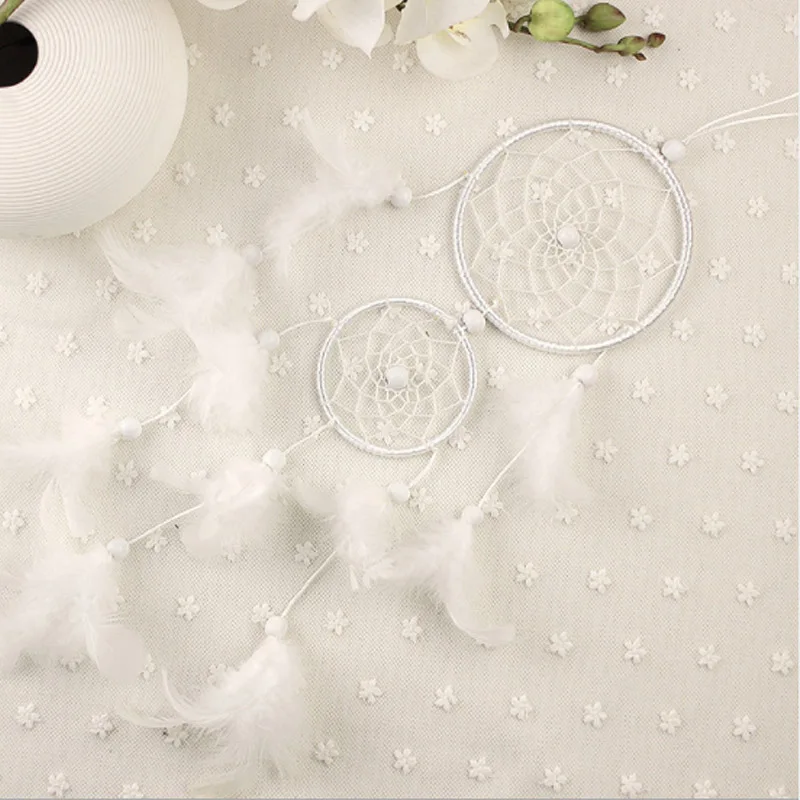 Ловец снов Декор для комнаты перьевое плетение Ловца колокольчики в индийском