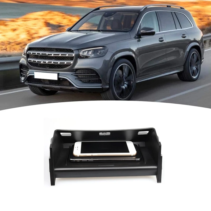 

Car Wireless Charger for Mercedes Benz GLE GLS Class GL ML W166 X166 C292, 15W Phone Quick Fast Charging Case Holder