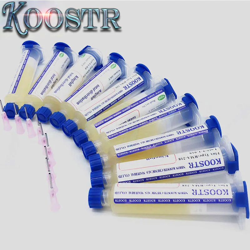 Новинка 10 компл./лот RMA 218 флюсовая паста высокое качество шарики припоя поток для