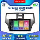 Головное устройство 4G Lte DSP IPS Android 10, автомобильное радио, мультимедийный видеоплеер, навигация GPS для Lexus ES250 ES300 ES330 2001- 2006