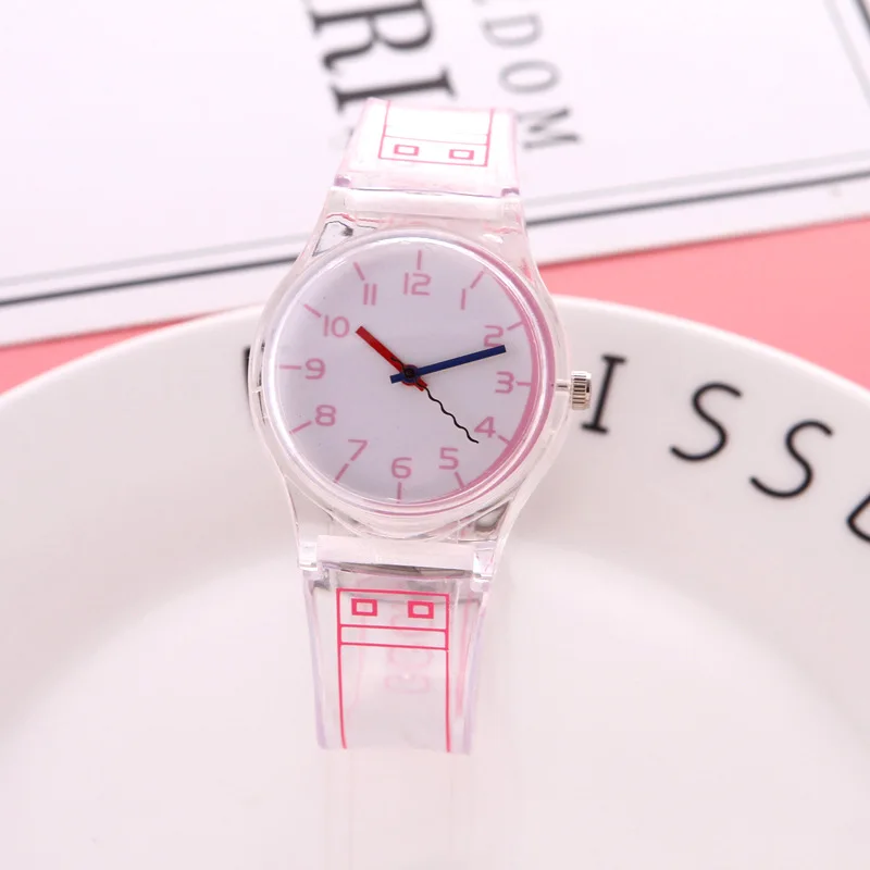 2021 Модные прозрачные наручные часы с кристаллами новые для влюбленных мужчин и