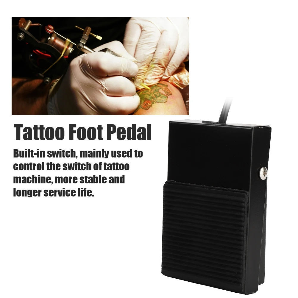 

New Professional Tattoo Machine Power Supply Foot Pedal Body Art Tattoo Machine Foot Switch Foot Pedal For Tattoo Machine