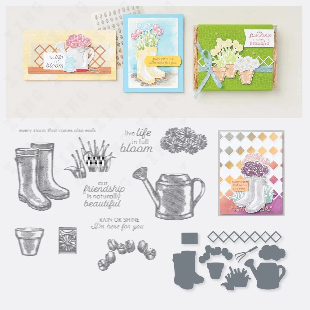 Новое поступление 2022 весенние штампы и для пробивки сада художественные формы