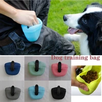 pet dog training portable treat bag outdoor feed storage pouch bait dog obedience food reward waist bags