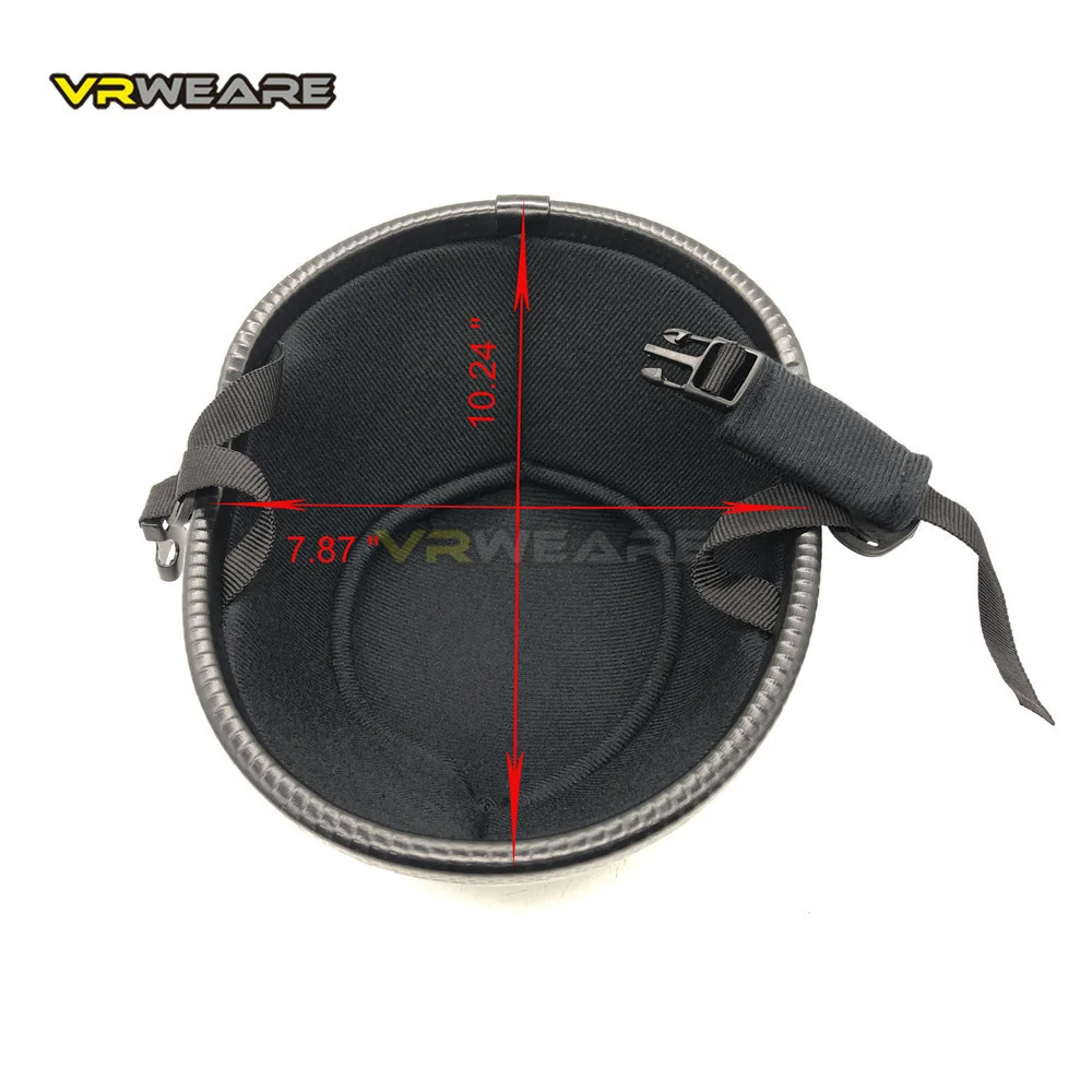 Шлем для мотоцикла WWII Cascos для Harley винтажный полуоборотный ретро-шлем на немецком чоппере Cruiser Matte Black.