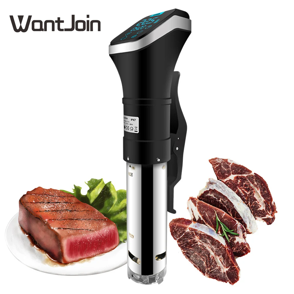 WantJoin IPX7 Водонепроницаемая вакуумная плита Sous Vide светодиодный цифровой дисплей