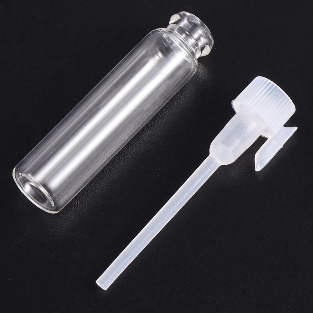 

50pcs Transparent Sample Bottle with Drop Empty Test Tube Bottles for Perfume