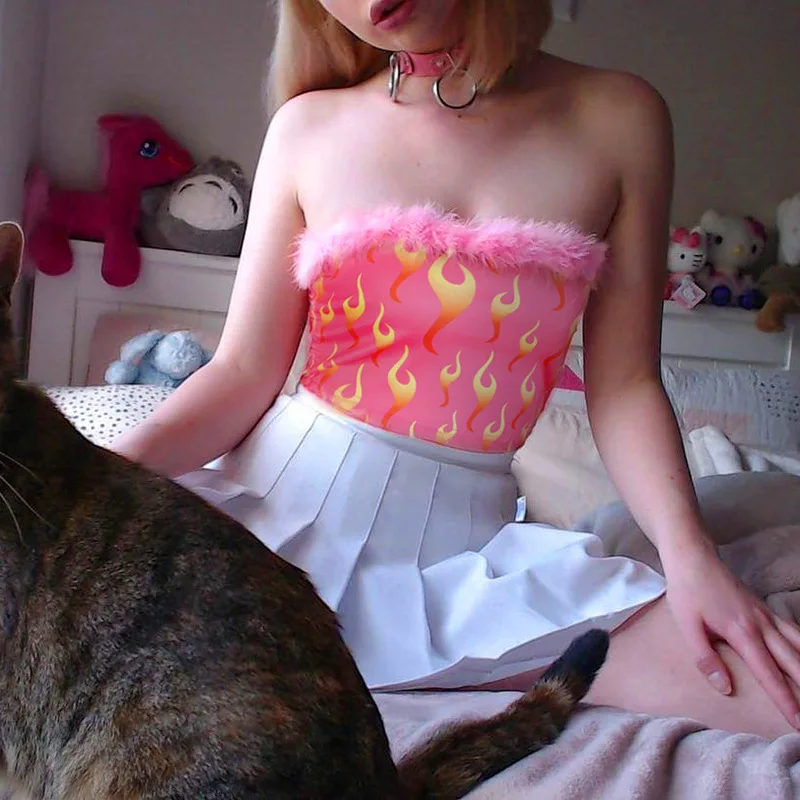 Женский светоотражающий жилет на бретельках укороченный топ бретелях с пряжкой