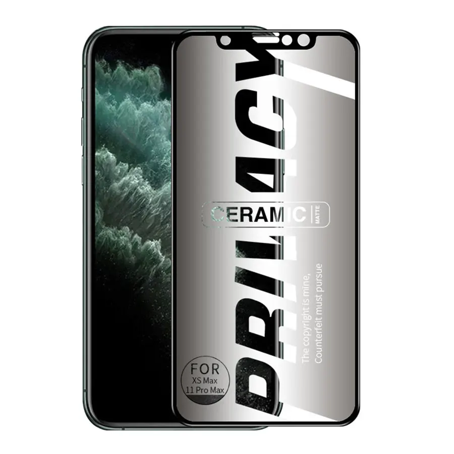 Матовое мягкое керамическое закаленное стекло с полным покрытием для iPhone 12 Mini 11