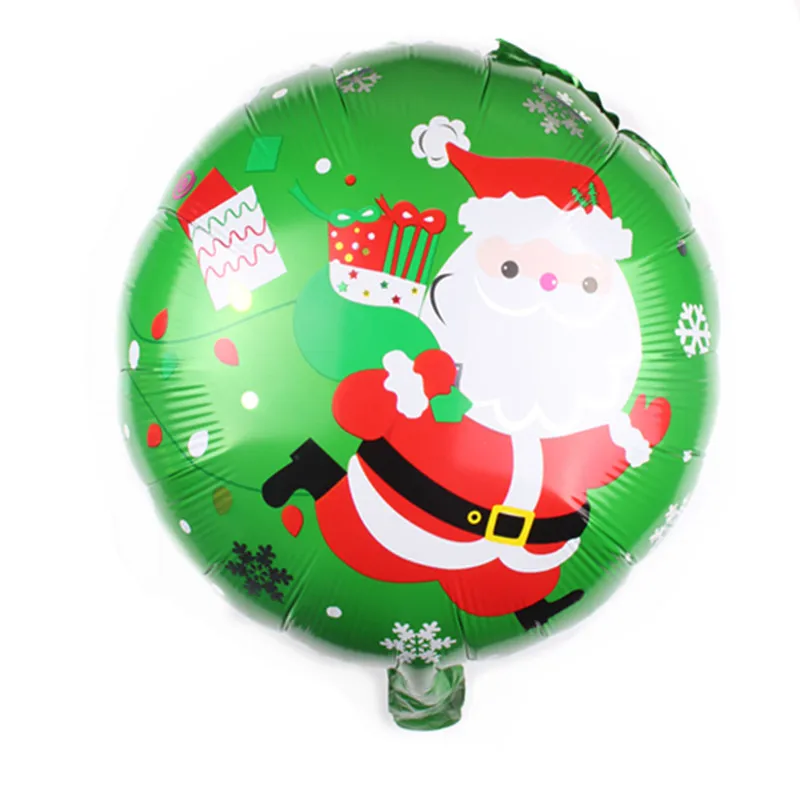 Рождественская игрушка 18 дюймов круглый фольгированный Гелиевый шар для