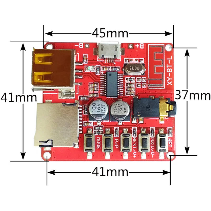 Bluetooth MP3 декодер BLE 4 1 2 беспроводная плата DC 3 7 5 В модуль декодирования без потерь