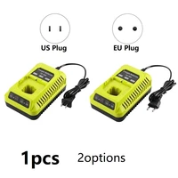 lemon green p117 battery charger for ryobi 12v 18v ni cd ni mh li ion battery adapter for ryobi p102 p108 with euus plug